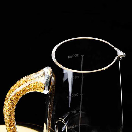 Haofanjie white wine glass set wine dispenser 100ml wine set high-end small wine glass wine cup bullet cup wine tasting cup gold foil white wine set 5 pieces 4 cups + 1 pot