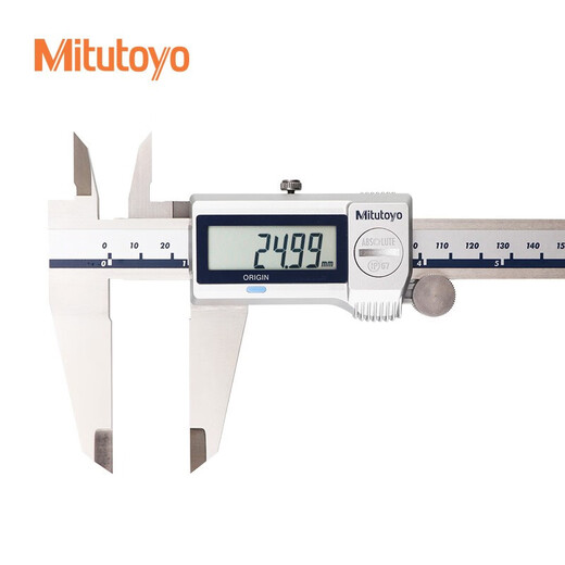 三丰（Mitutoyo）防冷却液数显卡尺 日本原装进口 500-719-20/0-150带输出带滚轮