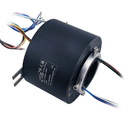 Shantoulincun leitender Schlupfring 360 Grad Hohldrehverbindung 612 Route 5A10A Hochgeschwindigkeits-Elektro-Schlupfring durch Lochleitschippe G3899-6P10/6 Pfad 10A mittelgroße Loch