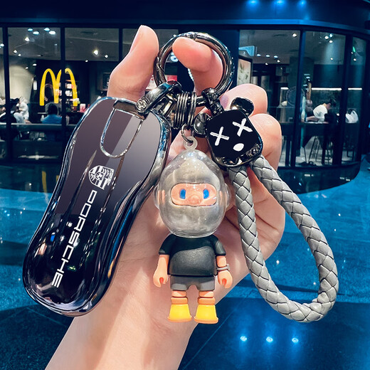 iosn Porsche Key Shell Cover Cayenne Paramela Macan Pamela Car Taycan Schnallen Bag Männer und Frauen 20 B Stiefen Starry Sky Grey Grey Chameleon Bär