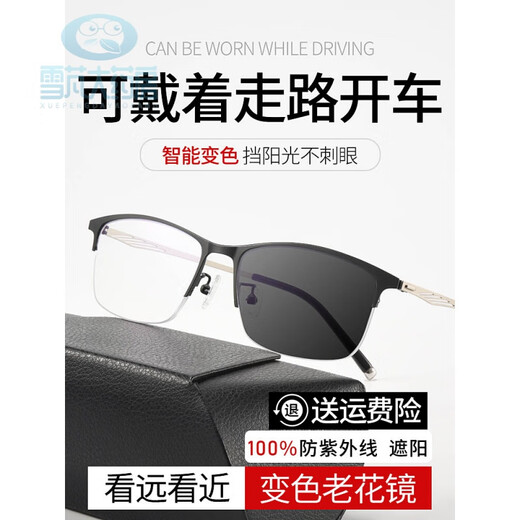超级视力新型老花镜 超级视超力视力看远看近新型老花蒋镜蒋超大为老花眼镜远近两用 【源自香港品牌】【看近专用200度】防蓝光-683 标准