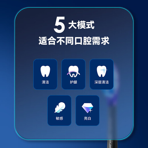 Philips (PHILIPS) Adult Sonic Vibration Electric Toothbrush Couple Model Diamond 7 Series Frequency Converter Gum Protection Holiday Gift Soft Bristles with Screen HX3792 Xiao Zhan's Same Style Xiao Zhan's Same Style Polishing Powder HX3792/02