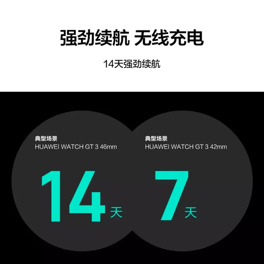 Huawei Watch Watch GT3 Sports Smart Température de la batterie de deux semaines Température de la batterie Blood Oxygène Sécurité car