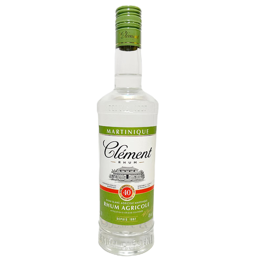 克莱蒙（Clement）【原瓶进口】马提尼克农业朗姆酒洋酒调酒 克莱蒙白朗姆酒 700mL