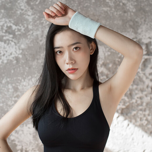 
TEEIS German towel wrist guard fitness badminton guard volleyball wrist running equipment pressurized breathable basketball Haitianlan single-pack single size