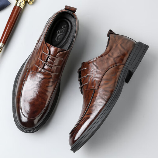 Cartelo British Hand-Hand Head Saper Whide Hombres Menores Hombres de cuero para hombres Choices de cuero para hombres Color 9735 Brown 43