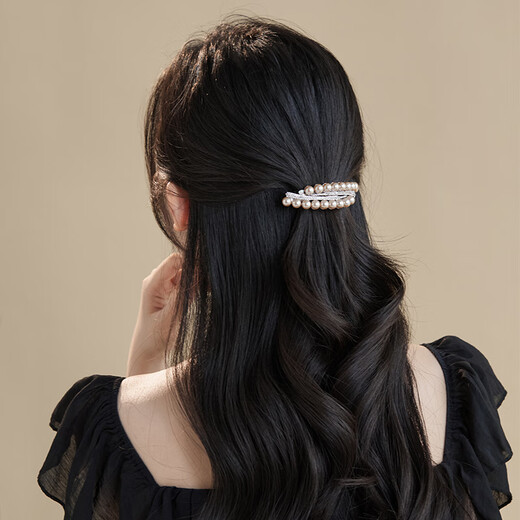Chimera (CHIMERA) hairpin on the back of the head, spring clip, ponytail clip, half-tied one-word clip hair accessory, birthday gift for girls