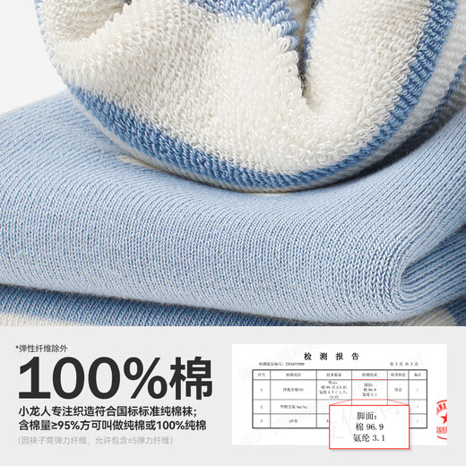 Xiaolongren Diaper Changing Artifact 100% Cotton Xiaolongren Baby Kneepads Autumn and Winter Thickened Terry Baby Leg Socks Covers Blue Knee Pads Thickened Terry/100% Cotton 2 Pairs Recommended for 0-3 Years Old