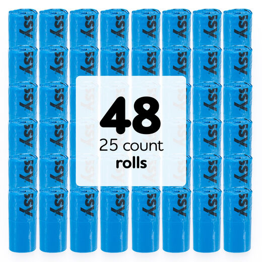 Sassy Baby Disposable Diaper Bags 200 Pack Blue Odor-proof Sealed Portable