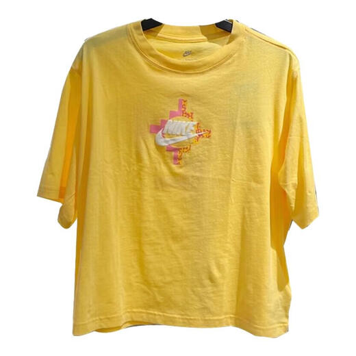 耐克（NIKE）女装 CLLCTN 舒适百搭户外运动休闲圆领短袖T恤DV8318-113 FB8210-795 M