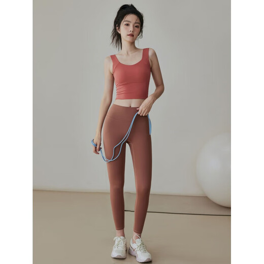 LULUUVTTOH Sports Bra Women's Shockproof Running Belt Chest Pad Quick-Drying Breathable Fitness Vest Pilates Training Yoga Top Women Black M