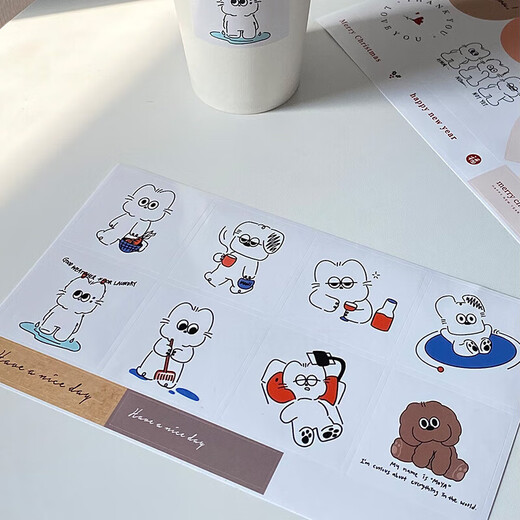 Milk tea cup disposable coffee cup ins white thickened paper cup with lid hot and cold drink takeaway soy milk drink water cup 10 sets thickened 500ml lid thick tube sticker