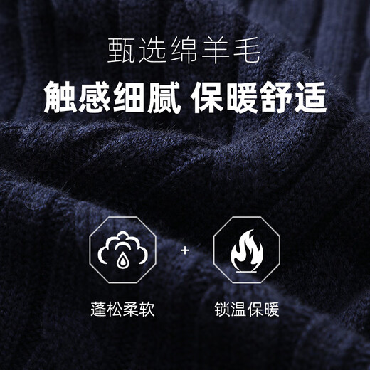 Langdeng Men's Cardigan 2024 Осень и зима Новая повседневная универсальная круглая шея теплый вязаный свитер Mened Grey XL (180/96A)