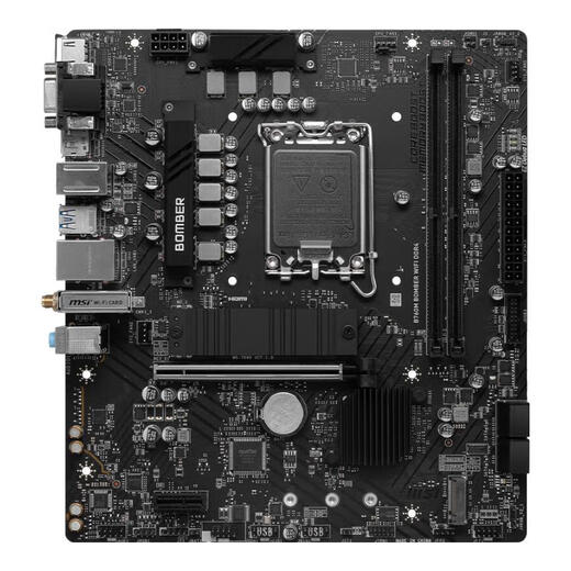 微星B760M爆破弹/迫击炮2代/Z790刀锋MAX/暗黑2代/超神/战神MAX D5主板 微星PRO B760M爆破弹WIFI D4 单主板