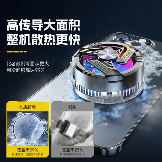 Zhiguozhe [Top List 1] Handy Kühler Magnetic Live Broadcast Special Tablet Cooling Artefact Refrigation Semiconductor Back Clip Game iPad für Apple Iqoo Asus geeignet