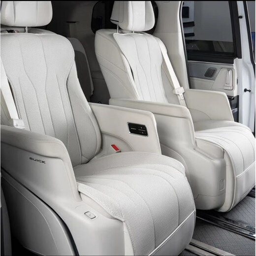 Bomp24 Buick GL8 Plug-in Hybrid Voll-inclusive Napa Lederkissenbedeckung Phev Luzun Atmungsbekenntnisable Zubehör Original White Front Row + zweite Reihe Buick GL8 Siebensitzer (3899 exklusive Version/419