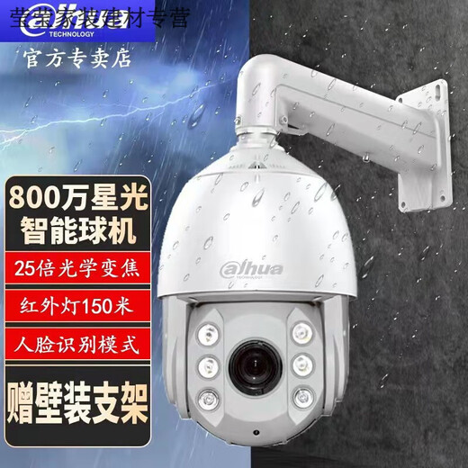 OIMGDH-SD6C84E-GG DAHUA Super Starlight 6 pouces 4 millions de balles Ball 30x Zoom optique 150m Vision nocturne infrarouge DH-SD-6A9230UA-HNI (7 pouces 2 millions