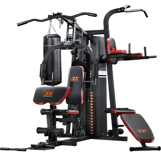 Junxia (JUNXIA) comprehensive training equipment, fitness equipment, multi-functional all-in-one machine, strength station, fitness equipment, home gym combination, classic best-selling model/aerobic + strength training + bicycle