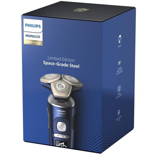 Philips (Philips) Norelco S9000 Prestige wiederaufladbare nasse und trockene Rasiermesser Wireless 60-minütiger Batterieraum-Space-Ausgabe-Weste Rasierspeich