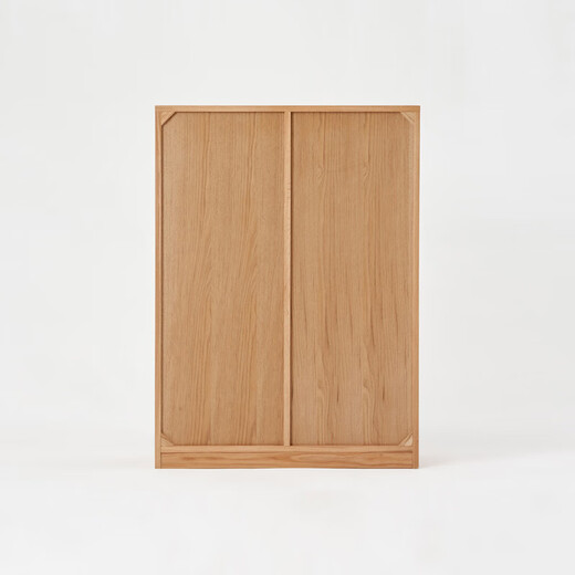 MUJI wooden bookshelf OA white oak style modern residential furniture storage rack storage cabinet vertical style length 80*width 28.5*height 111cm