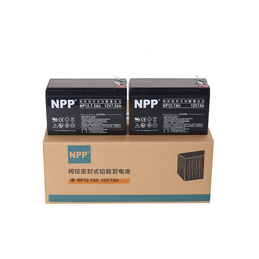 NEWUPS电源EPS消防应急电源直流屏太阳能耐普免维护NPP胶体蓄电池 NP12-7AH 12V7AH