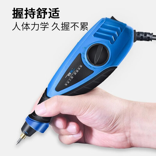 God of Craftsman Electric Engraving Pen Number Engraving Machine Small Stainless Steel Laser Metal Marking Stone Concrete Rack Electric Engraving Machine Industrial Grade Engraving Machine (5 Blades) High Quality and Durable