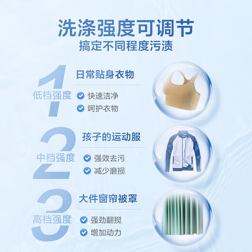 Little Swan (LittleSwan) 10KG direct drive variable frequency pulsator washing machine innovative ultra-cleaning large capacity saving water saving electricity and more energy saving First-level energy-efficient home appliances national subsidy 20% TB100V26DT