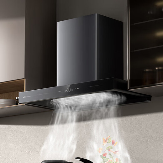 Vanward European range hood Home kitchen 22 cubic large suction Automatic cleaning Waving induction top suction range hood X739A flagship Smoking machine Thermal cleaning 22 cubic large suction Innovative flying wing cloud board