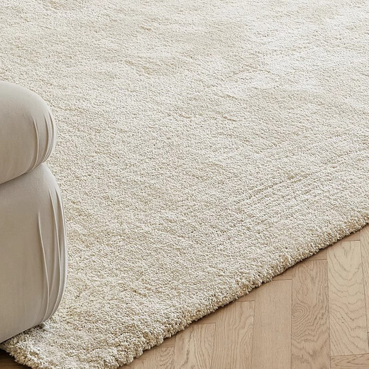 Keecy solid color carpet home coffee table living room cream style ins bedroom living room edge carpet