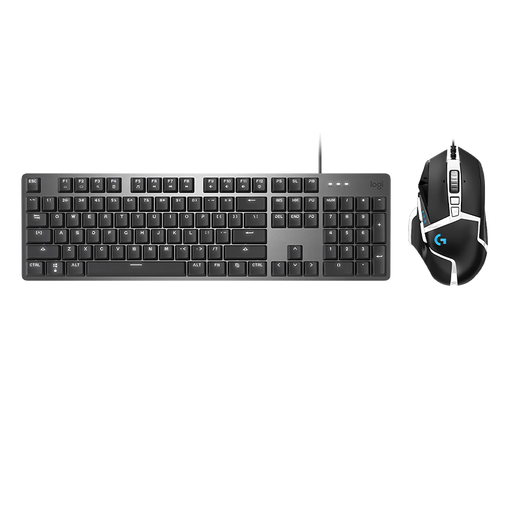 罗技（Logitech）K845机械键盘 G502 SE HERO熊猫版游戏鼠标 有线鼠标 键鼠套装 K845茶轴+G502SE
