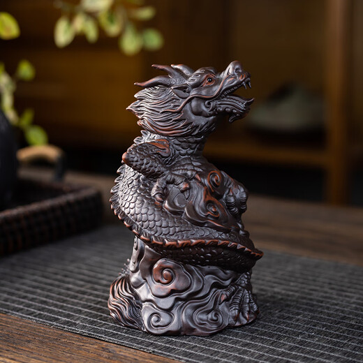 High-end purple pottery tea pet boutique Pixiu Golden Toad can raise fortune toad tea play tea table decoration purple clay tea pet ornaments Purple pottery fortune golden toad