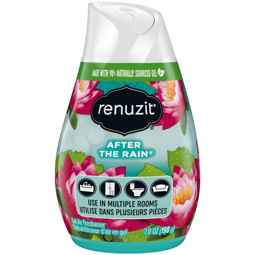 RENUZIT American Renuzit 98% natural solid air freshener deodorizes, deodorizes and removes formaldehyde, benzene aroma long-lasting, refreshing after rain 198g/bottle 1 bottle