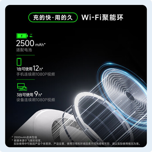 Flying Cat M1 Portable WiFi Mobile Wireless Router WiFi6 Three Networks Nationwide Unlimited High-Speed Universal Traffic Portable Car Hotspot Internet Card 2025 Model M2/M8 Flying Cat M1 | Elegant White + 2500 mAh Battery