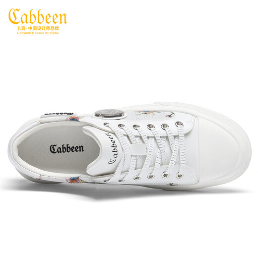 Carbin men's shoes summer new trendy brand canvas shoes men's versatile thin board shoes men's trendy low top casual shoes men's trendy shoes white 40 [=sports shoes size 41]
