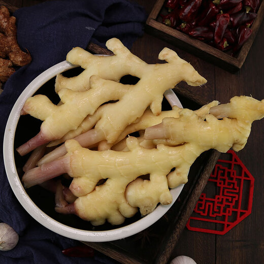 爱蜀味【四川产地】泡仔姜+泡小米椒+泡红米椒 共1050g 源头直发包邮