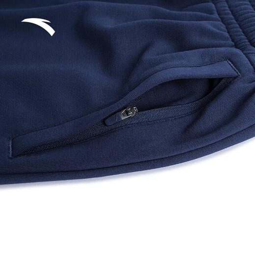 Anta sports pants men's hoodies autumn running long pants casual pants loose pants [letter closing] blue 7303-2 M /170