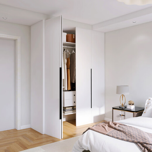 Midas Metal Wardrobe Steel Frame Structure Including Cabinet Door Customized Bedroom Side Wall Customized Wall Wardrobe Combination Cloakroom Customized Special Shooting Specific Prices Subject to Quotation