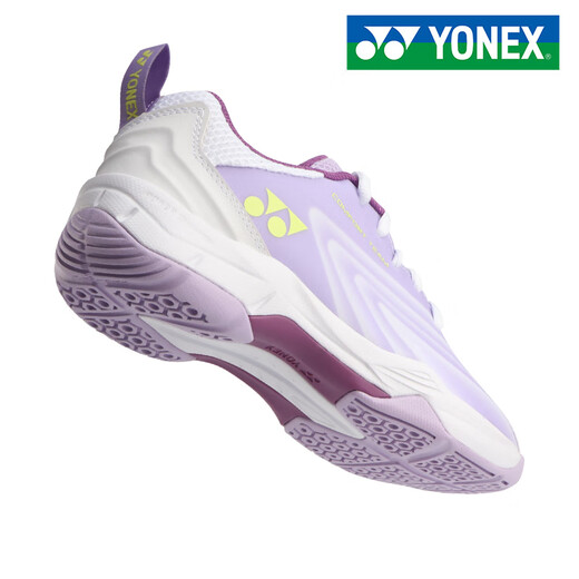 YONEX Yonex 2025 new badminton shoes for men and women, professional breathable wide shoes, yy sports shoes, SHBCFT2EX white lilac women's 38 (240mm)
