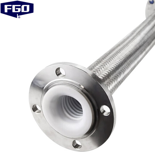 FGO stainless steel fluorine lined braided bellows chemical standard BWGF46-16P DN65 length 9 meters DN65 stainless steel fluorine lined
