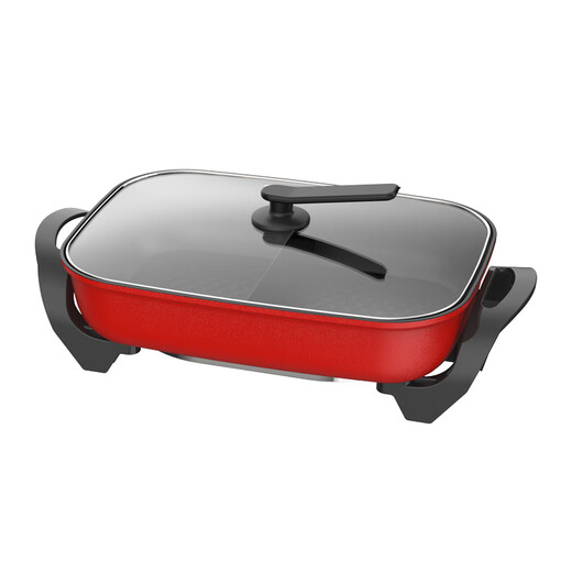 Joyoung Grilled Fish Pot Grilled Shabu-Shake-in-One Two-Purpose Pot Electric Hot Pot Special Pot Rectangular Grilled Fish Stove Electric Grilled Pot Paper Packed Fish Multi-Purpose Pot Grilled Pot 8L Duck Pot HG80-G7B