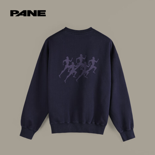 Panepane 2024 Autumn Nueva sudadera redonda de cuello redondo letras de mangas casuales de manga larga