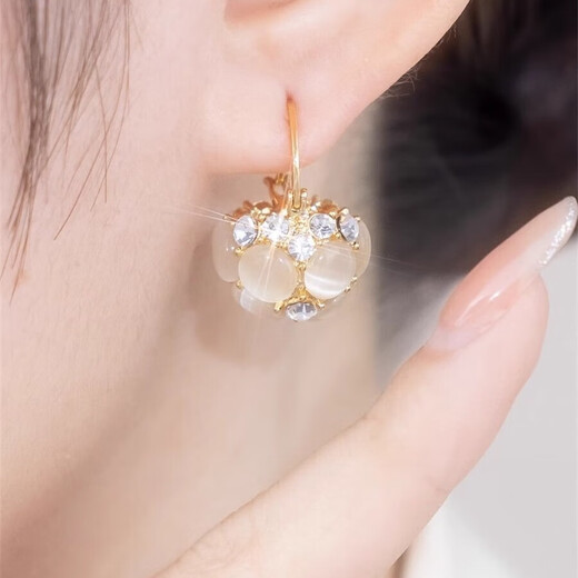 Bosiya Official Authentic Huayao Earrings Women's Niche Design New Temperament Earrings Simple Earrings High-end Earrings Huayao