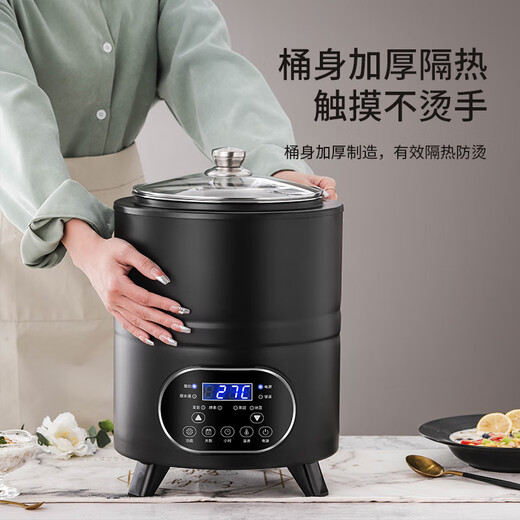 云初晞伟纳斯商用全自动可定时恒温智能大容量发面酸奶米酒发酵机商用电热酸奶机 12L 酸奶发酵机  升级款  黑色