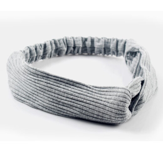 Schmuck Strickfäden Kreuzgesicht Wäsche Haarhalle Feste Farbe Haarzubehör Korean Style Elastic Sport Bine Hair Gurle Kopfbedecke Frauen schwarz