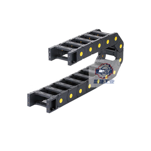 Plastic nylon tank chain H45Q.1.S 45*50*60*75*90*100*117 45*300 Remarks bending radius R 1 meter drag chain without joints