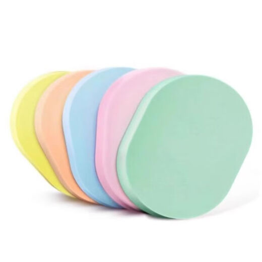 POHMIUZO Face Wash Sponge Large Thickened Natural Bamboo Charcoal Cleansing Sponge Face Wash Sponge Powder Puff with Box Deep Cleansing Face Wash Sponge 1 Pearl + Seaweed [6 Pieces + Box] Color