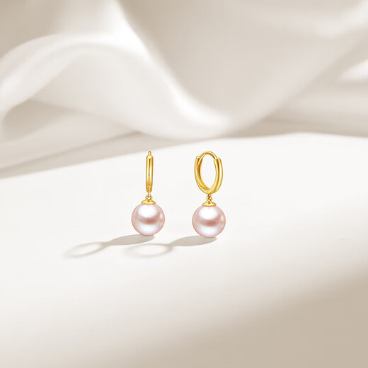 Chao Acer 18k gold pearl earrings colored gold earrings Xiaojuexing EEK33702967 one pair