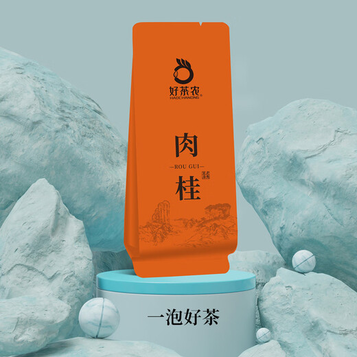 好茶农 武夷岩茶茶叶正岩肉桂岩茶果香肉桂浓香型武夷山乌龙茶口粮茶 自饮泡袋礼盒装 250g*2盒 （60包）