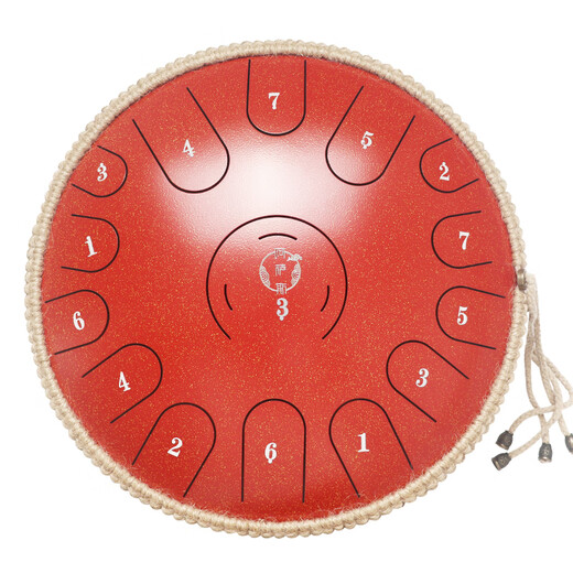 Assas ethereal drum 15-tone 14-inch titanium steel adult beginner steel tongue drummer drum drum gift percussion instrument spot red