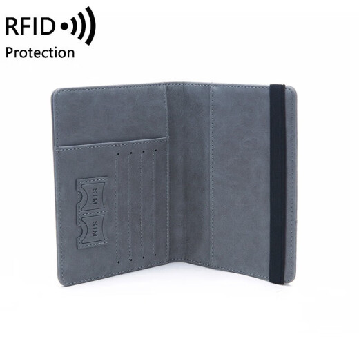 Zkhe Passport Clip Documento de viaje Bolsa de almacenamiento Pasaporte Pasaporte Pasaporte Air Ticket Clip Estudio en el extranjero Pasaporte Pasaporte portátil Pasaporte Gris claro Gris claro